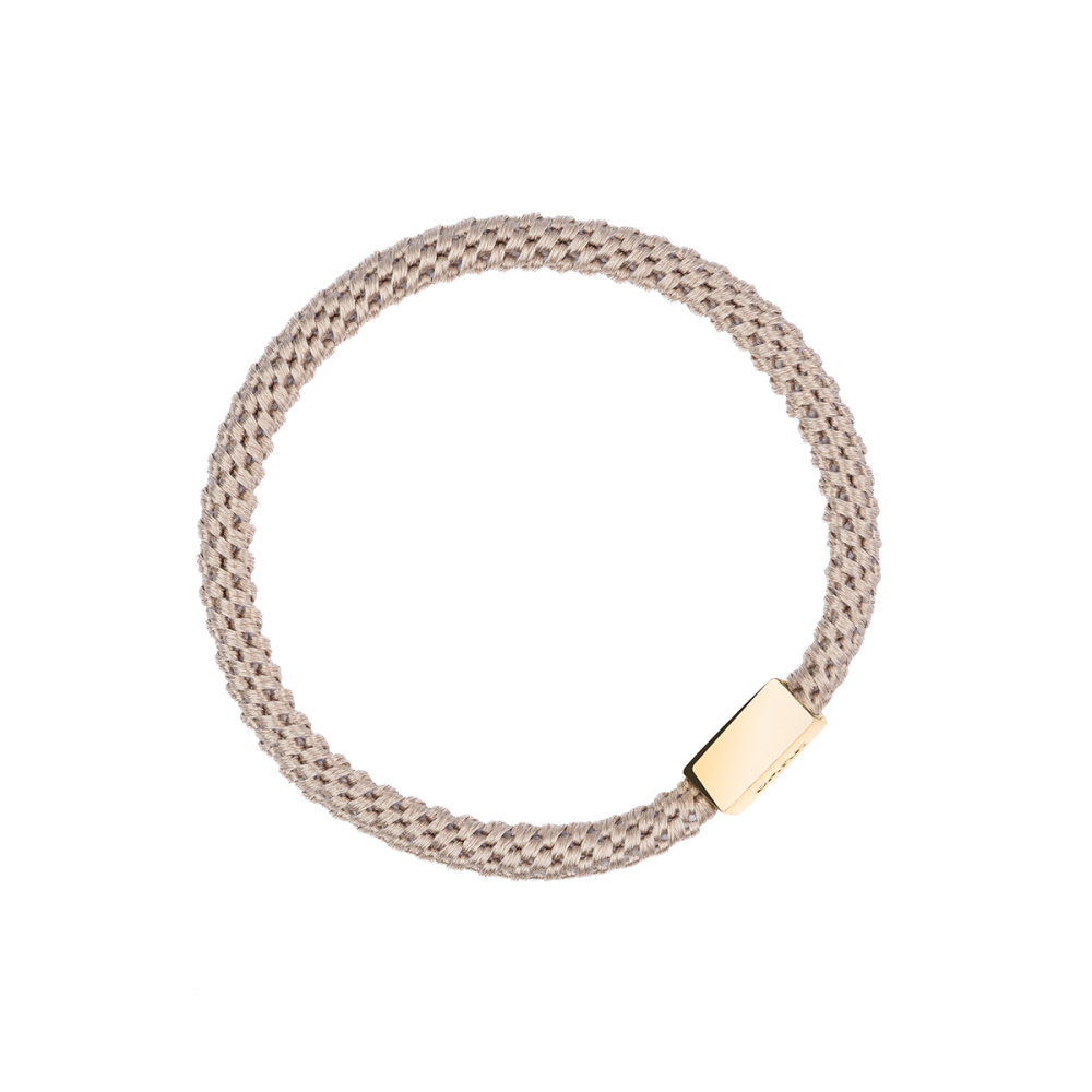 FAT HAIR TIE THIN DARK SAND FAT HAIR TIE THIN DARK SAND